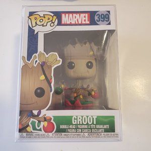 GROOT FROM GUARDIANS OF THE GALAXY (WITH LIGHTS) HOLIDAY MARVEL FUNKO POP! #399